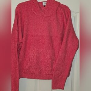 CAbi Sidekick Hoodie Red Hooded Sweater NWOT